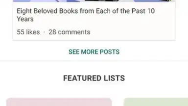 Goodreads скриншот 1