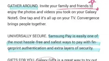 Samsung Write on PDF скриншот 1