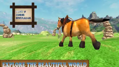 Pony Horse Simulator Kids 3D скриншот 7