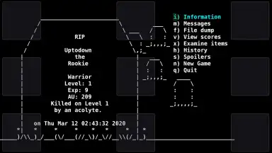 Angband скриншот 2