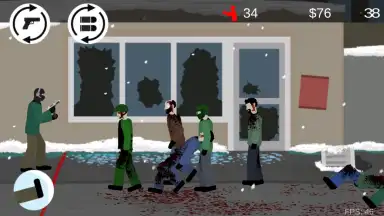 Flat Zombies: Cleanup and Defense скриншот 2