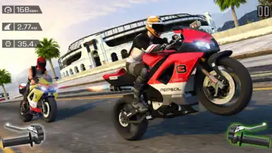 Highway Bike Riding Simulator скриншот 1