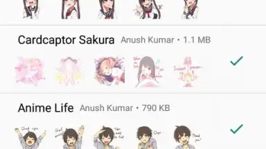 Otaku Nadu Sticker Pack скриншот 6