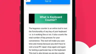 Keyboard Counter скриншот 2