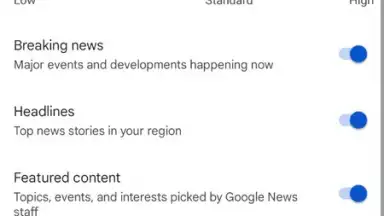 Google News скриншот 6