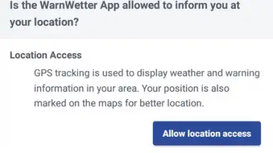 WarnWetter скриншот 3