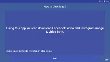 Video Downloader for Facebook & Instagram скриншот 1