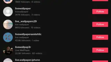 TickTock-TikTok Live Wallpaper скриншот 5