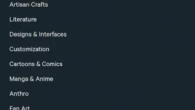 DeviantArt скриншот 2