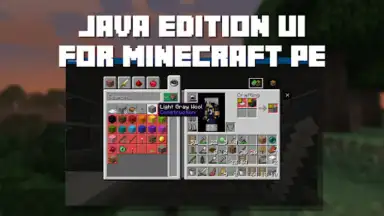 Java Edition UI for Minecraft скриншот 2