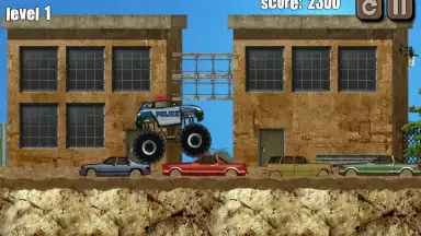 Police Monster Truck скриншот 3
