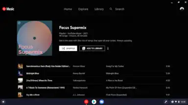 YouTube Music for Chromebook скриншот 2