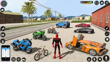 Spider Rope Hero - Crime Game скриншот 6