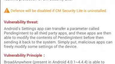 CM Security Lite скриншот 3