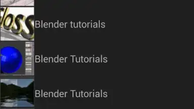 Blender Tutorials скриншот 3