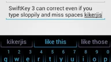 SwiftKey 3 Keyboard Free скриншот 1