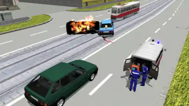 Ambulance Simulator 3D скриншот 5