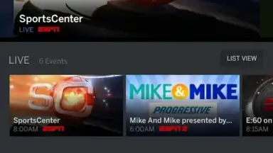 WatchESPN скриншот 7