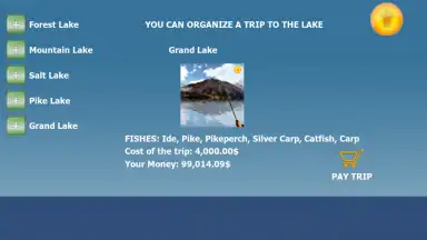 Fishing 3D Simulator. The Lakes скриншот 3