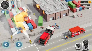 Firefighter :Fire Brigade Game скриншот 2