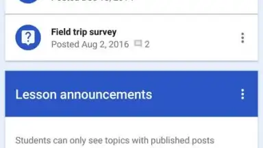 Google Classroom скриншот 10