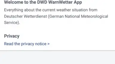 WarnWetter скриншот 4