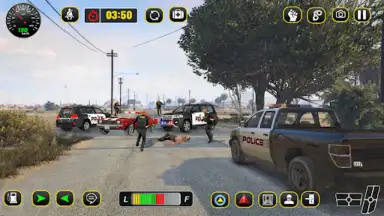 Police Car Chase: Thief Chase скриншот 1