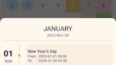 Ceylon Calendar 2015 скриншот 4