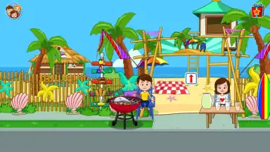 My Town: Beach Picnic скриншот 1