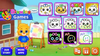 Drawing Games: Draw & Color скриншот 1