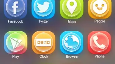 Clean GO Launcher Theme скриншот 2