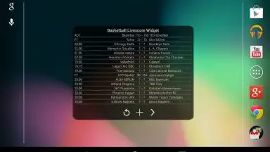 Basketball Livescore Widget скриншот 22