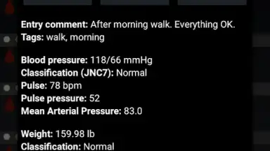 BP Log скриншот 4