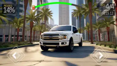 Offroad Prado Parking Car Game скриншот 8
