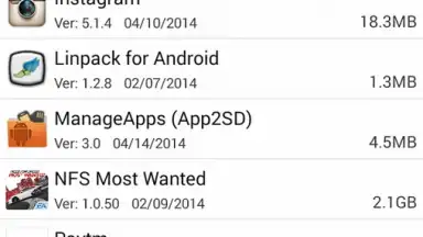 Manage Apps (App 2 SD) скриншот 7
