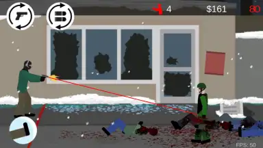 Flat Zombies: Cleanup and Defense скриншот 1