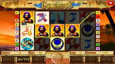 Columbus Deluxe slot скриншот 5