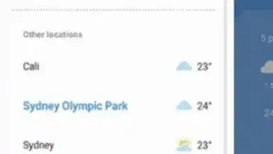 Samsung Weather скриншот 5