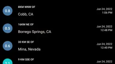 EarthQuake Tracker скриншот 4