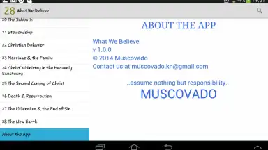 What We Believe скриншот 4