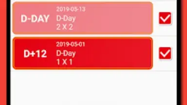 D-Day Counter & Memo Widget скриншот 6