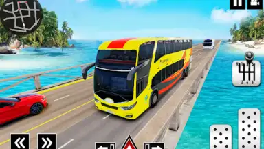 Coach Bus Driving - Bus Games скриншот 7