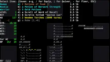 Angband скриншот 4