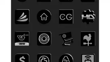 Black Icon Pack Free скриншот 2