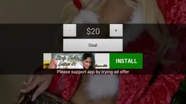 Sexy Strip Blackjack Christmas скриншот 3