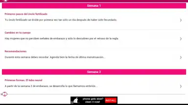 Semanas Embarazo скриншот 13