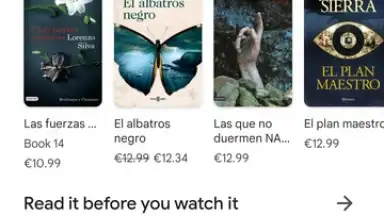 Google Play Books скриншот 3