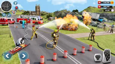Firefighter :Fire Brigade Game скриншот 1