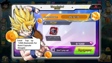 Arena of Saiyan : Dream Squad скриншот 2
