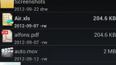 AndroZip File Manager скриншот 4